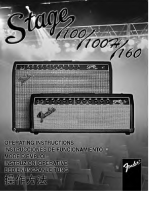 Fender Stage100-Stage100H-Stage160 - Owners Manual 